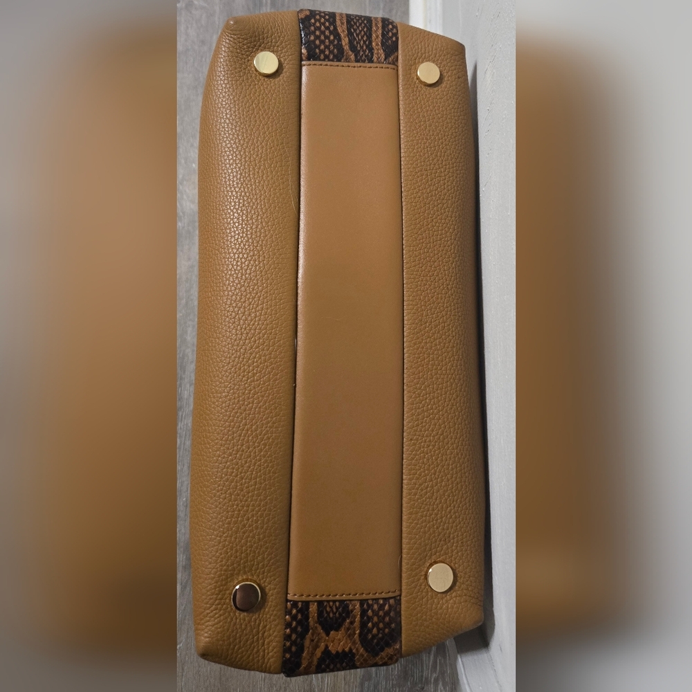 Michael Kors Rollins Large Python Embossed Satchel - image 7